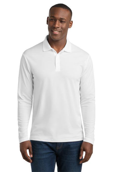 Sport-Tek Men's    PosiCharge    RacerMesh    Long Sleeve Polo