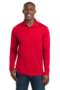 Sport-Tek Men's    PosiCharge    RacerMesh    Long Sleeve Polo