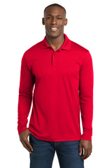 Sport-Tek Men's    PosiCharge    RacerMesh    Long Sleeve Polo