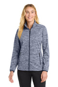 Sport-Tek Women's   PosiCharge   Electric Heather Soft Shell Jacket