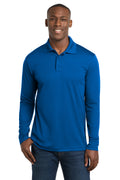 Sport-Tek Men's    PosiCharge    RacerMesh    Long Sleeve Polo