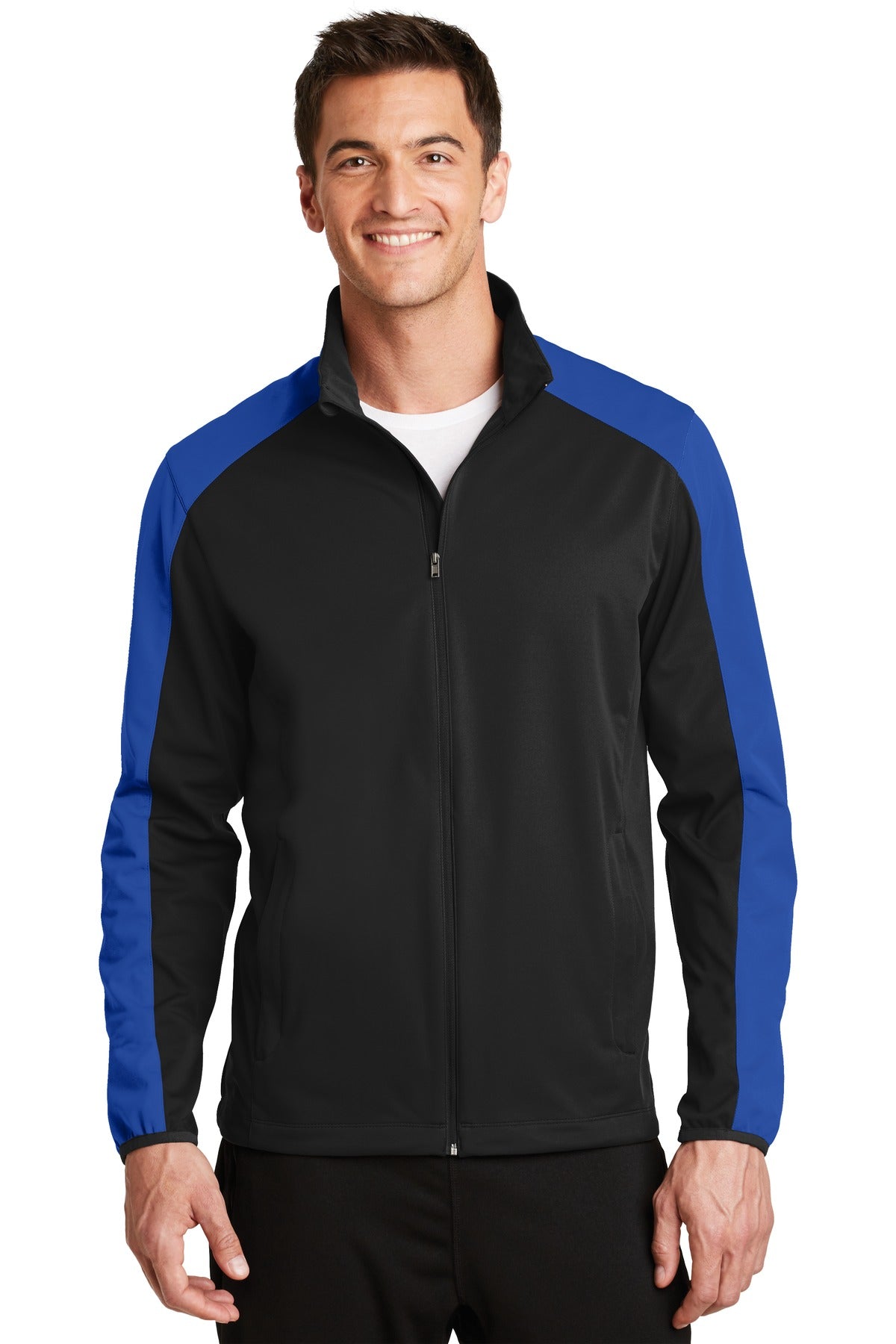 Port Authority Men's   Active Colorblock Soft Shell Jacket-1