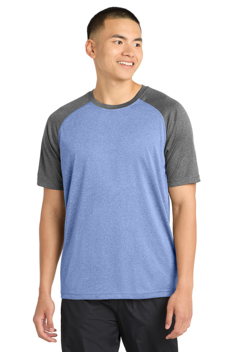 Sport-Tek Men's    Heather-On-Heather Contender    Tee
