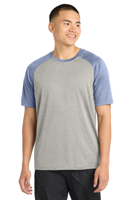 Sport-Tek Men's    Heather-On-Heather Contender    Tee