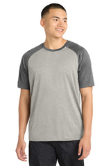 Sport-Tek Men's    Heather-On-Heather Contender    Tee