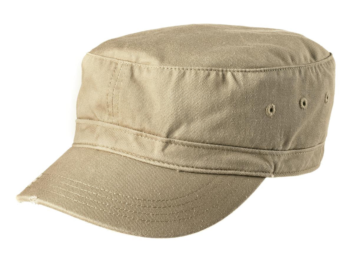 District    Distressed Military Hat-1