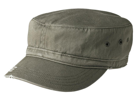 District    Distressed Military Hat