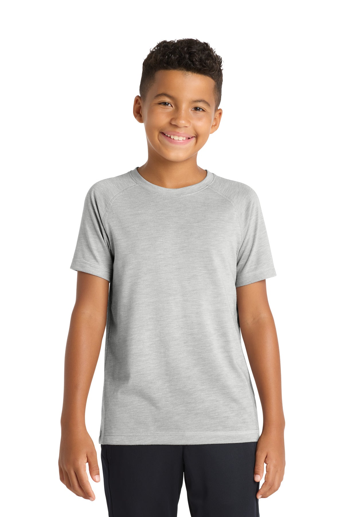 Sport-Tek Youth    PosiCharge    Tri-Blend Wicking Raglan Tee