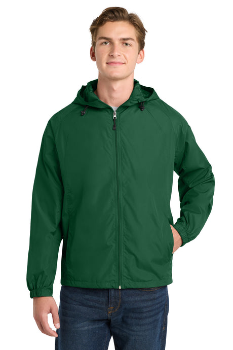 Sport-Tek Men's   Hooded Raglan Jacket