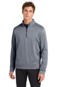 Sport-Tek Men's    PosiCharge    Sport-Wick    Heather Fleece 1/4-Zip Pullover