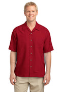 Port Authority Men's   Patterned Easy Care Camp Shirt