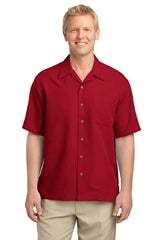 Port Authority Men's   Patterned Easy Care Camp Shirt