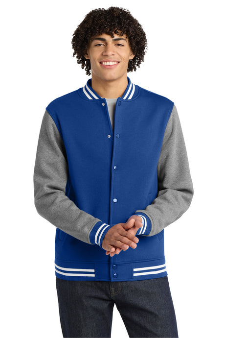 Sport-Tek Men's   Fleece Letterman Jacket