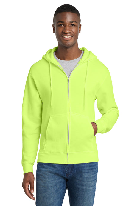 Port & Co Men's   Core Fleece Full-Zip Hooded Sweatshirt