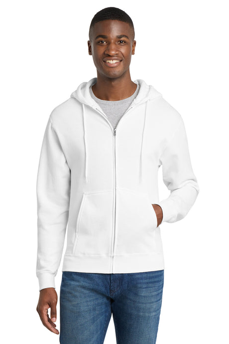 Port & Co Men's   Core Fleece Full-Zip Hooded Sweatshirt