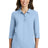 Port Authority Women's   Silk Touch 3/4-Sleeve Polo-1