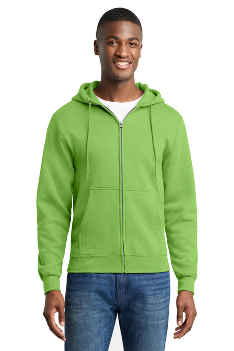 Port & Co Men's   Core Fleece Full-Zip Hooded Sweatshirt
