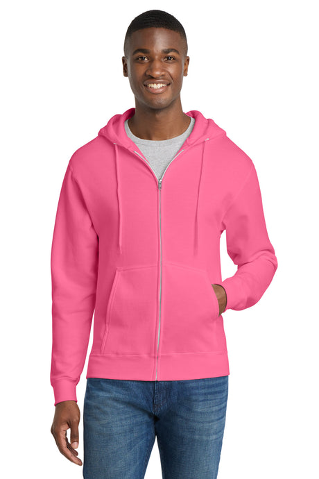 Port & Co Men's   Core Fleece Full-Zip Hooded Sweatshirt