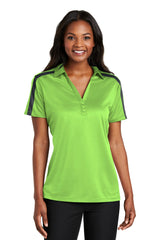 Port Authority Women's   Silk Touch Performance Colorblock Stripe Polo