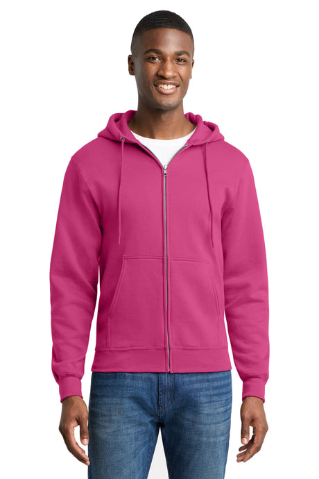 Port & Co Men's   Core Fleece Full-Zip Hooded Sweatshirt