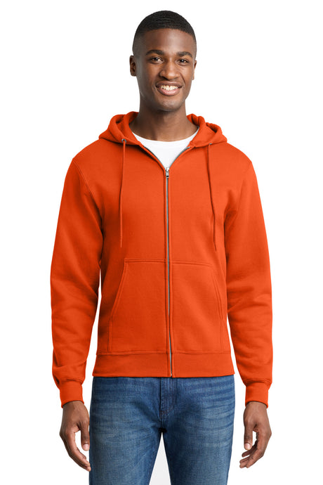 Port & Co Men's   Core Fleece Full-Zip Hooded Sweatshirt