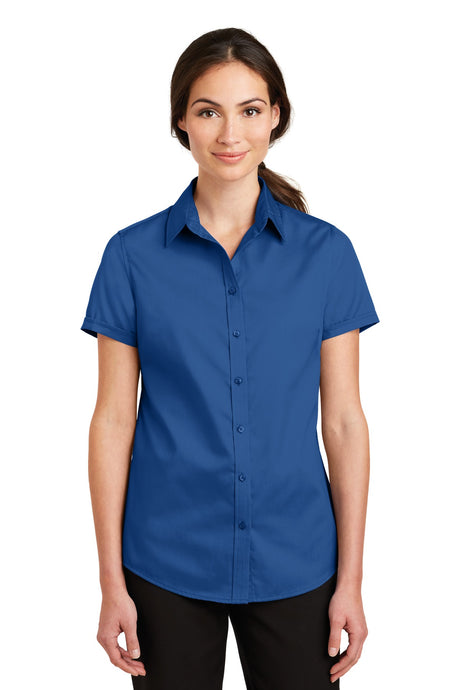 Port Authority Women's   Short Sleeve SuperPro   Twill Shirt