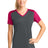 Sport-Tek Women's   CamoHex Colorblock V-Neck Tee