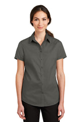 Port Authority Women's   Short Sleeve SuperPro   Twill Shirt