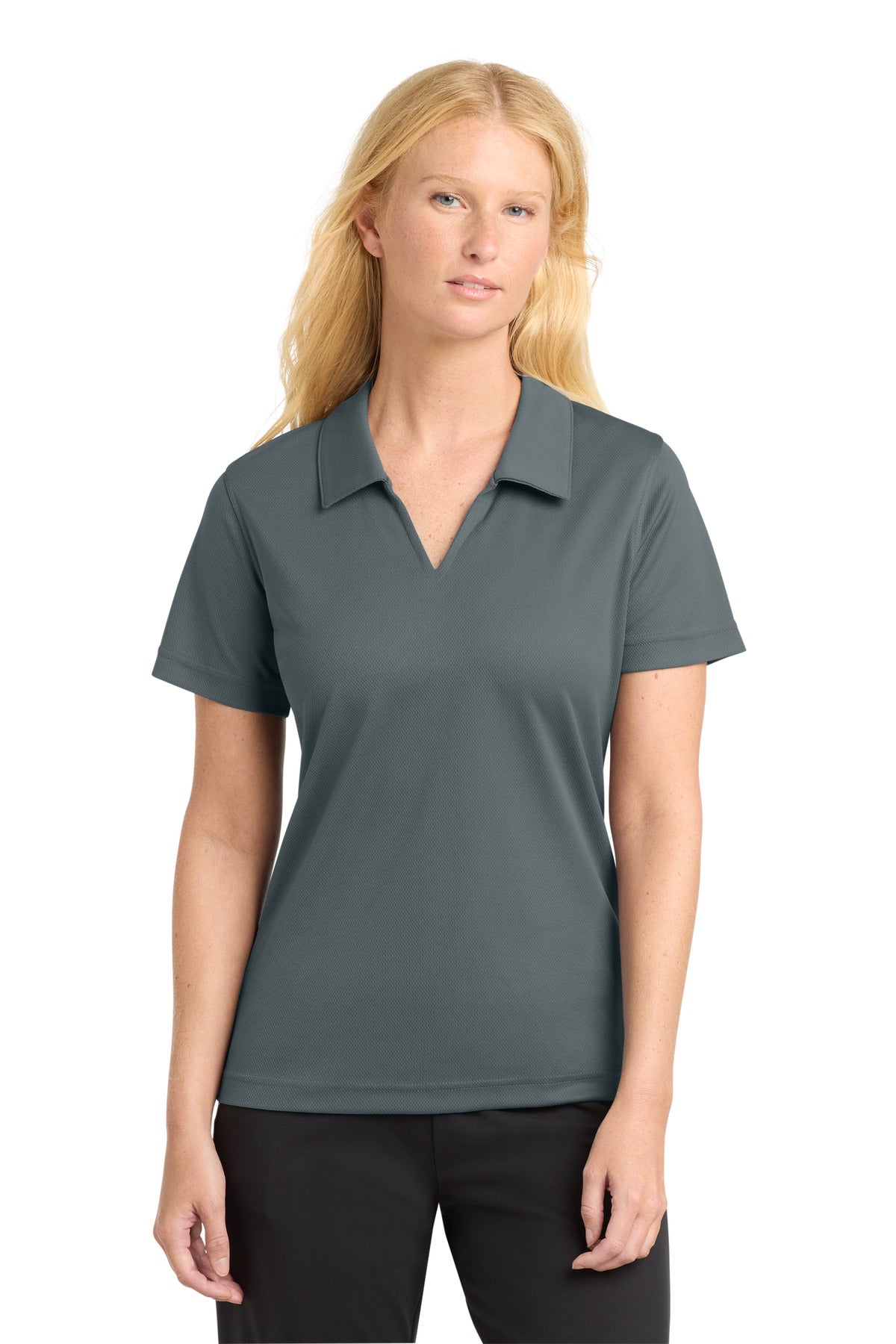 Sport-Tek Women's   Dri-Mesh   V-Neck Polo