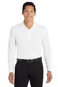 Port Authority Men's    Dry Zone    UV Micro-Mesh Long Sleeve Polo K110LS