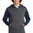 Sport-Tek Men's    Tech Fleece Colorblock 1/4-Zip Hooded Sweatshirt
