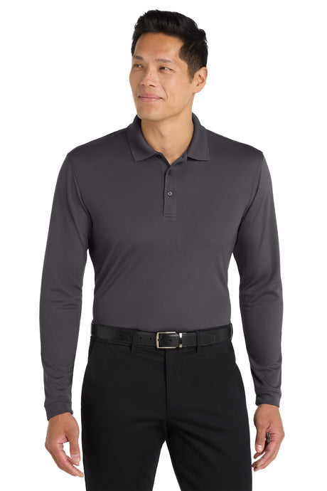 Port Authority Men's    Dry Zone    UV Micro-Mesh Long Sleeve Polo K110LS