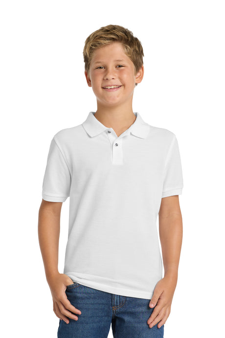 Port Authority Youth   Silk Touch Polo