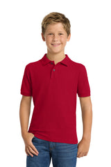 Port Authority Youth   Silk Touch Polo