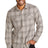 Port Authority Men's   Long Sleeve Ombre Plaid Shirt W672
