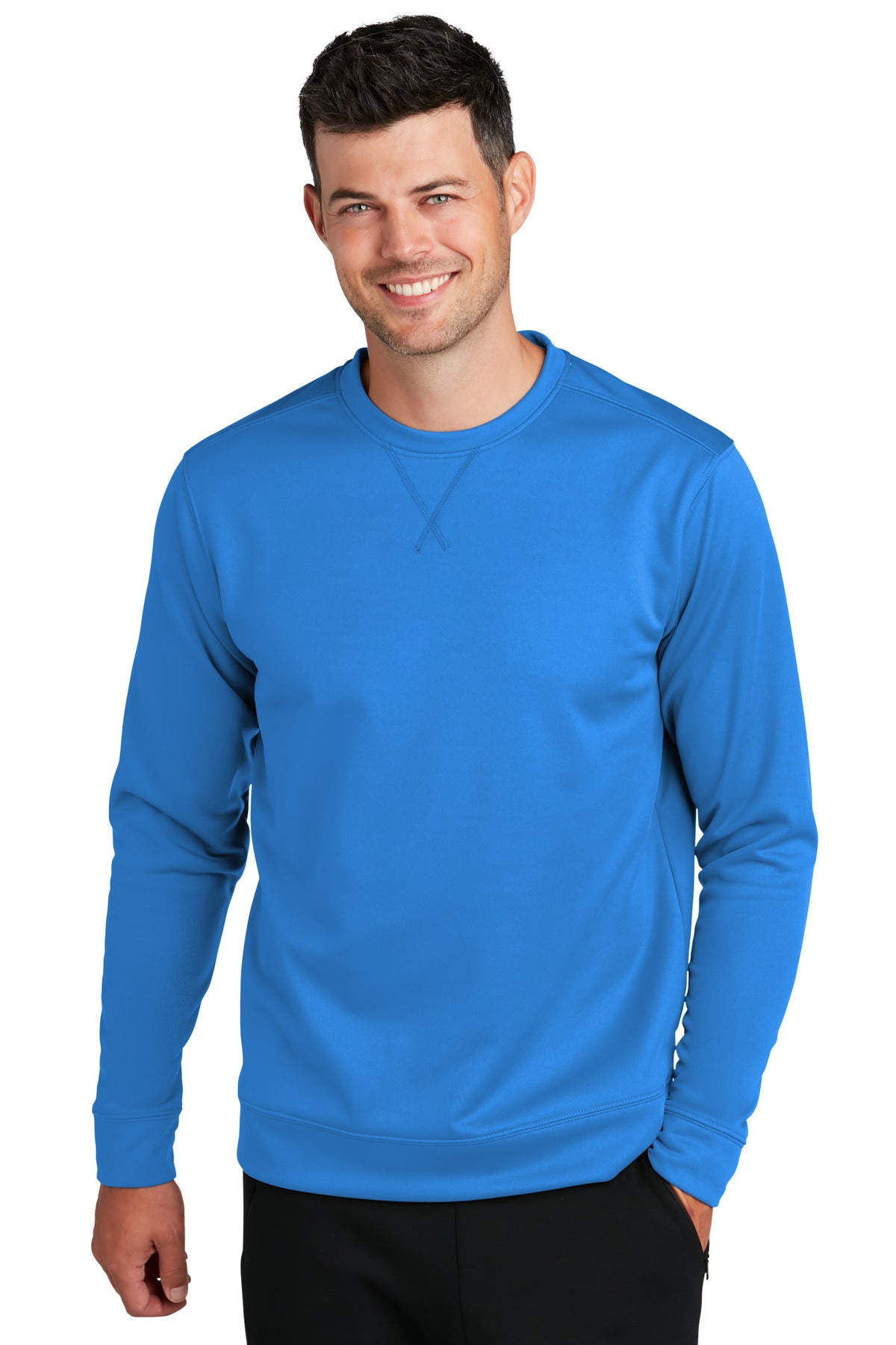 Port & Co Men's   Performance Fleece Crewneck Sweatshirt