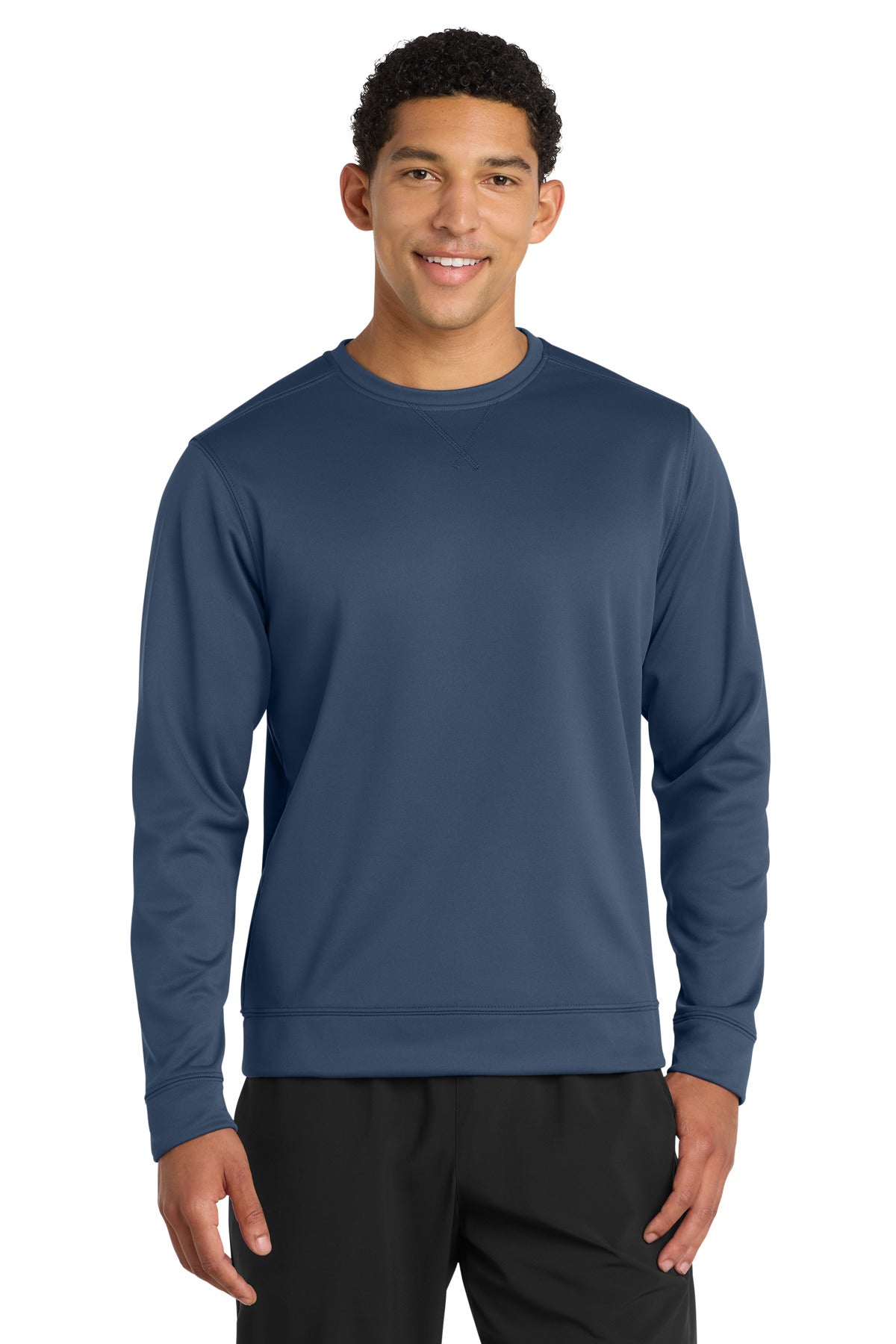 Port & Co Men's   Performance Fleece Crewneck Sweatshirt