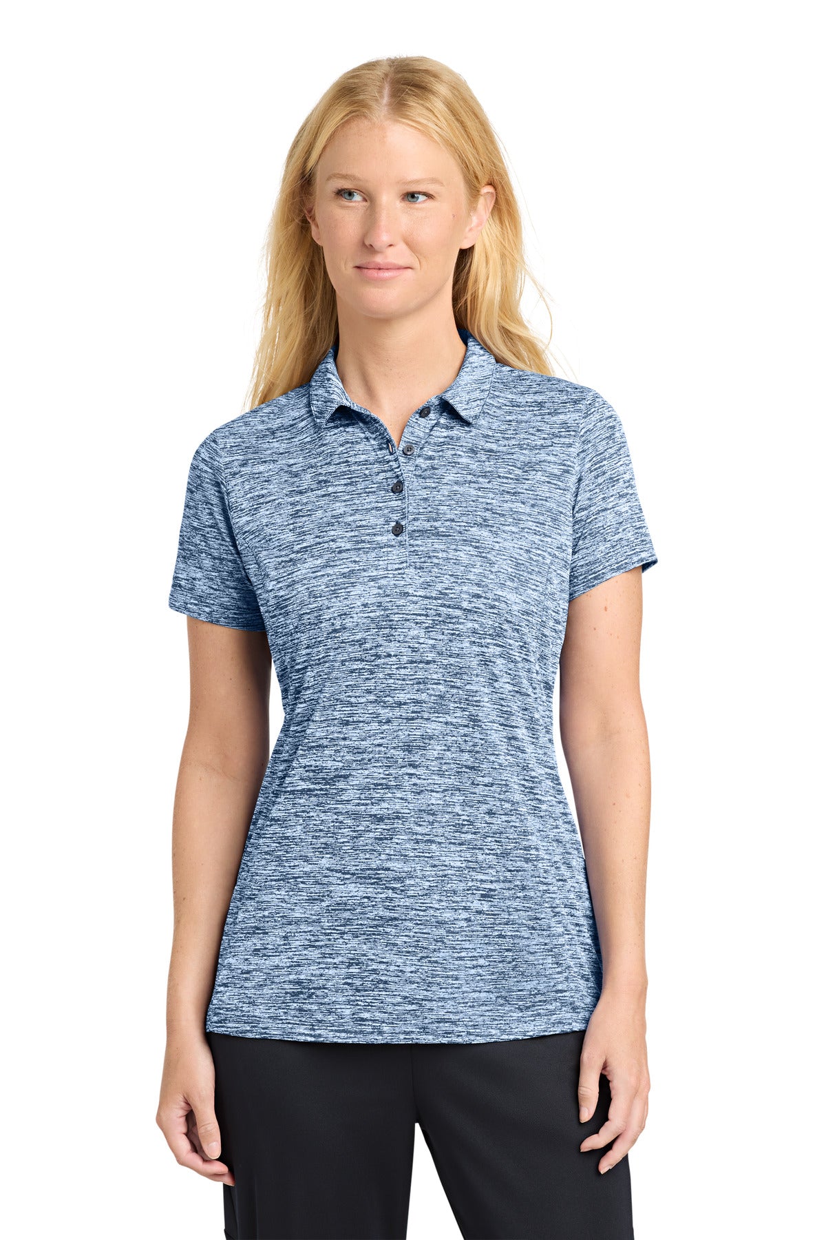 Sport-Tek Women's    PosiCharge    Electric Heather Polo