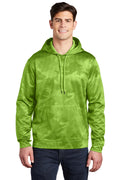 Sport-Tek Men's   Sport-Wick   CamoHex Fleece Hooded Pullover