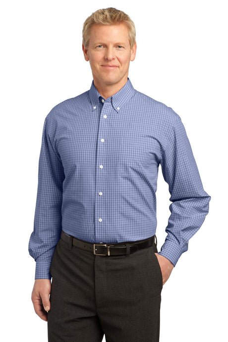 Port Authority Men's   Plaid Pattern Easy Care Shirt