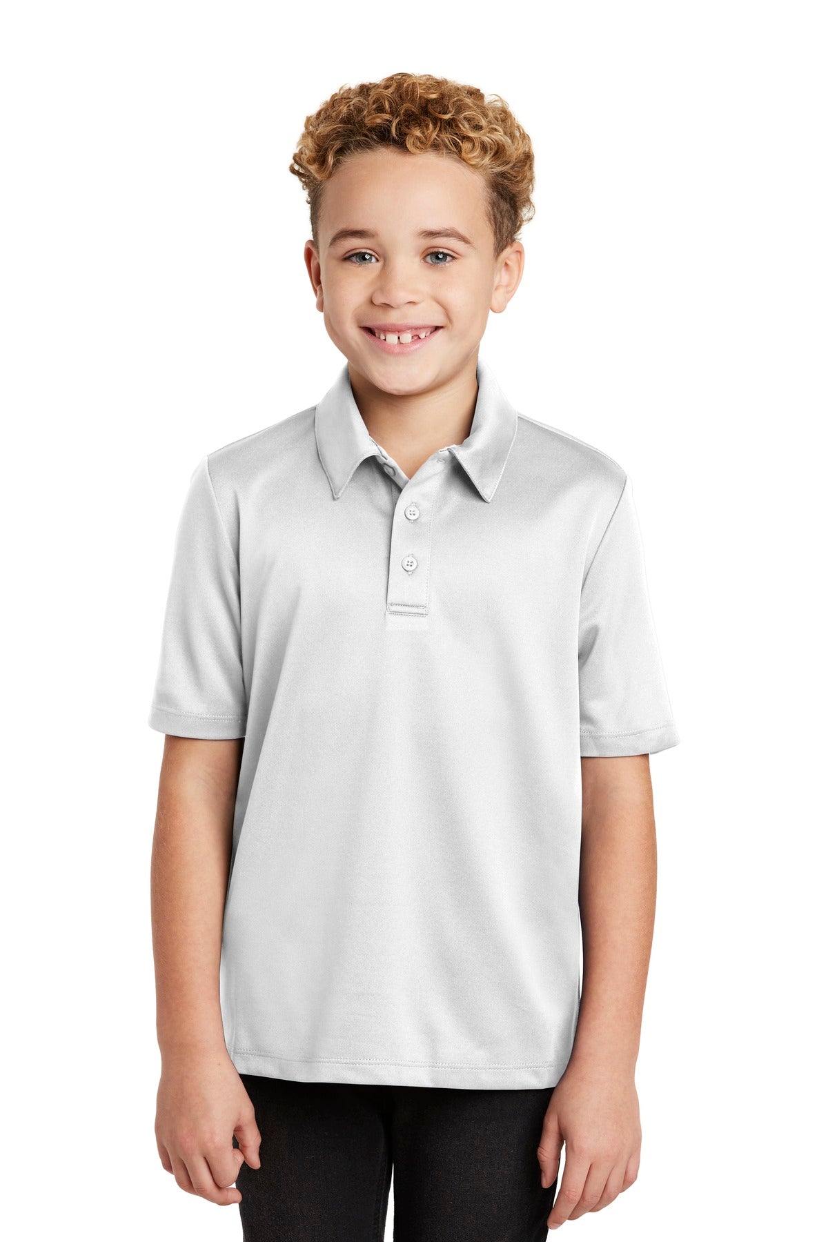 Port Authority Youth   Silk Touch Performance Polo