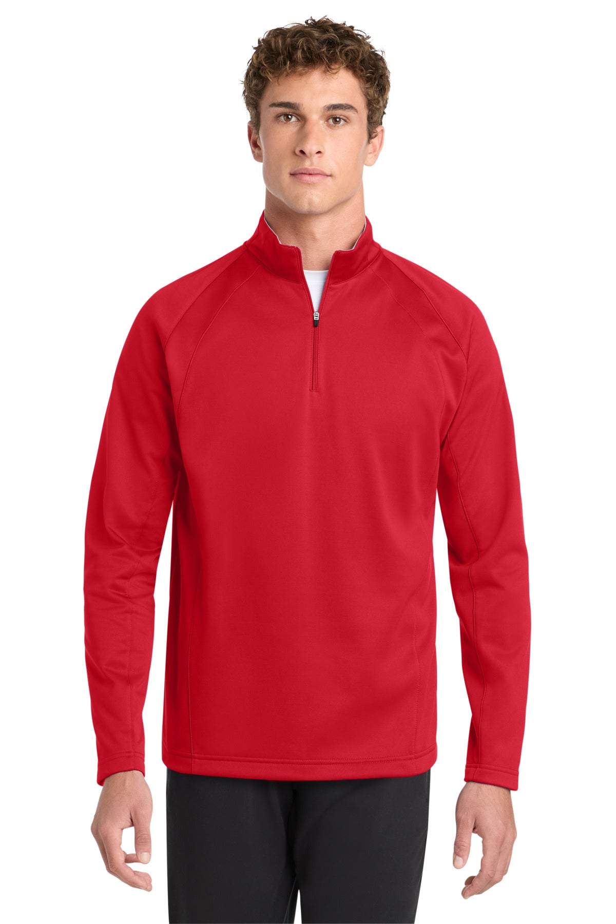 Sport-Tek Men's   Sport-Wick   Fleece 1/4-Zip Pullover