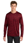 Sport-Tek Men's    PosiCharge    Long Sleeve Electric Heather Tee