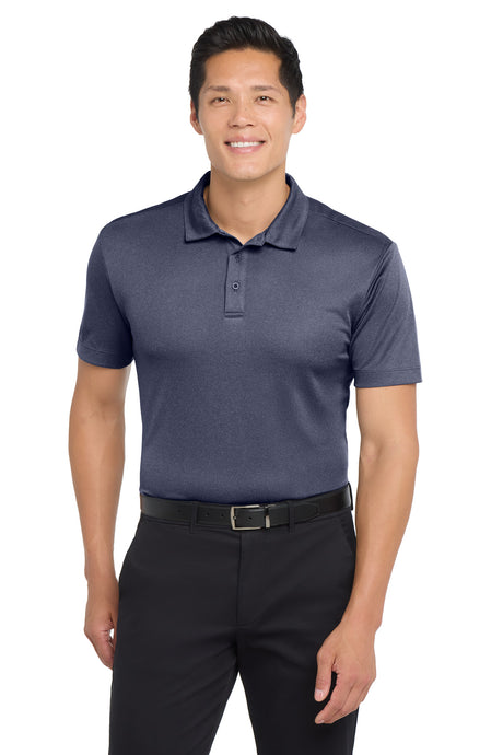 Port Authority Men's    Heathered Silk Touch    Performance Polo