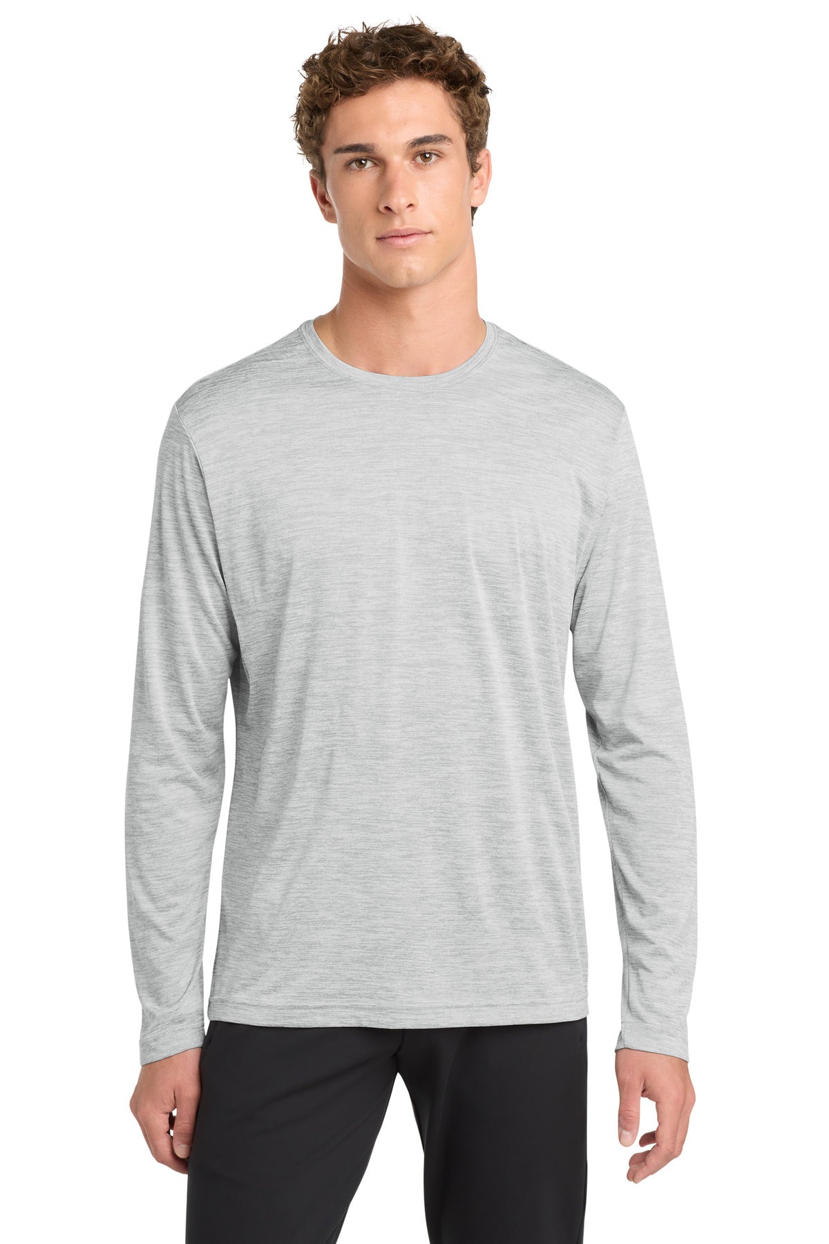Sport-Tek Men's    PosiCharge    Long Sleeve Electric Heather Tee