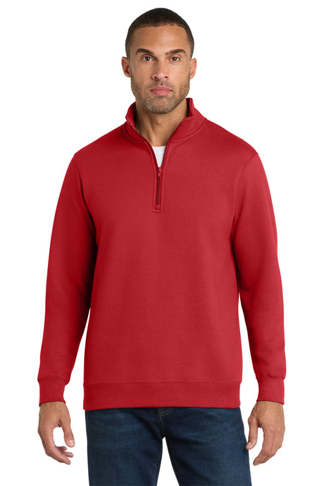 Port & Co Men's   Fan Favorite Fleece 1/4-Zip Pullover Sweatshirt