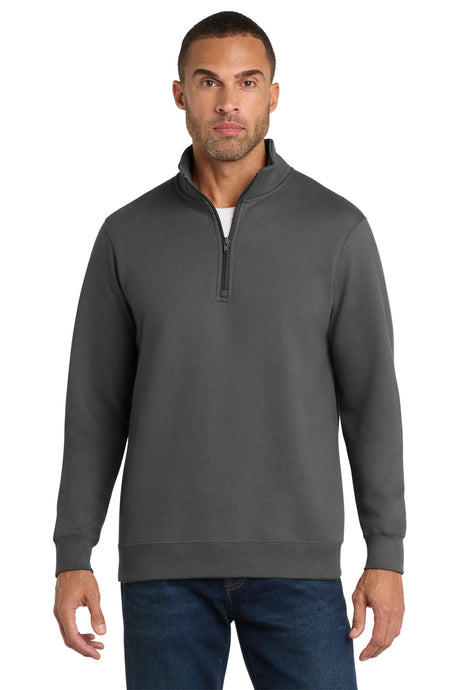 Port & Co Men's   Fan Favorite Fleece 1/4-Zip Pullover Sweatshirt