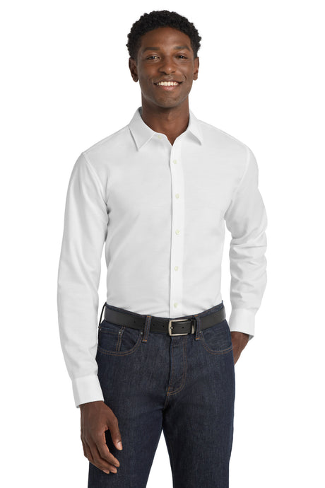 Port Authority Men's    Slim Fit SuperPro    Oxford Shirt