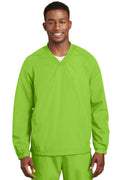 Sport-Tek Men's   V-Neck Raglan Wind Shirt