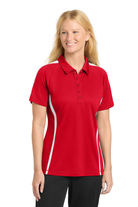 Sport-Tek Women's   PosiCharge   Micro-Mesh Colorblock Polo